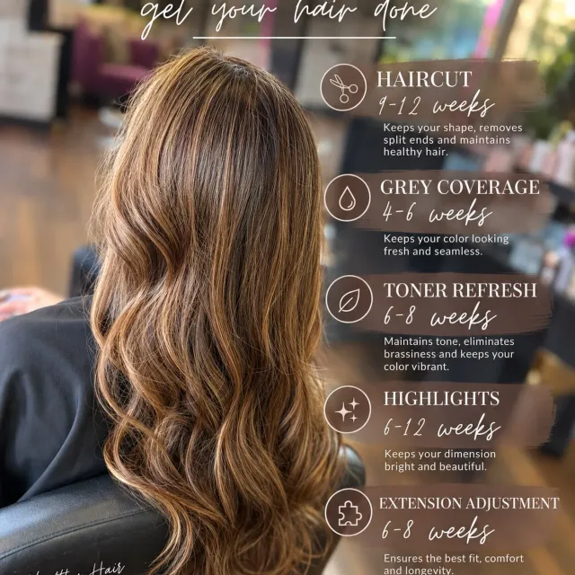 ✨ Your hair deserves a plan—not just an appointment. ✨ Find me and find a magical 🪄 experience From fresh highlights and dimensional color to toner refreshes,